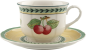 Preview: 1022811230 French Garden Fleurence, breakfast cup with saucer, 2 pcs.