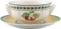 Preview: 1022812500 French Garden Fleurence, soup cup with saucer, 2 pcs.