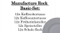 Preview: 1042394001 Manufacture Rock, Basic-Set, 12 Personen