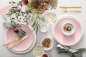 Preview: Villeroy & Boch, Rose Garden, Speiseteller Coupe rosa, 28,5 cm