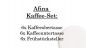 Preview: 1042934006 Afina, Kaffee-Set 6 Pers.