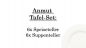 Preview: 1045454004 Anmut, Tafel-Set, 6 Personen