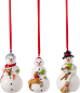 Preview: 1483316693, Villeroy & Boch, Nostalgic Ornaments, snowmen, 3 pcs.