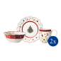 Preview: 1485857282, Villeroy & Boch, Toy's Delight Breakfast für 2 Pers., weiss, Set 6tlg.