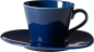 Preview: 1952901310 Organic Dark Blue, coffee saucer