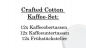 Preview: 1951834005 Crafted Cotton, Kaffee-Set, 12 Personen