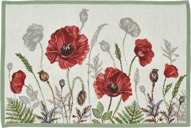 62964/40, Sander, Poppy Meadow, Tischset 32x48