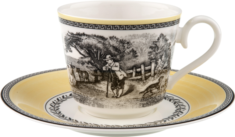 1010671230 Audun Ferme, breakfast cup with saucer, 2 pcs.