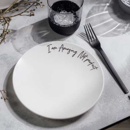 1016216153, Villeroy & Boch, Statement, Frühstücksteller "I'm Amazing not perfect", 21,2cm