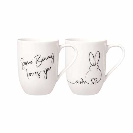 1016218403 Statement, set of 2 Easter mugs with handle