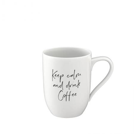 1016219652, Villeroy & Boch, Statement Becher, Keep calm and drink coffee