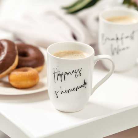 1016219671 Statement, mug with handle, Happiness is homemade