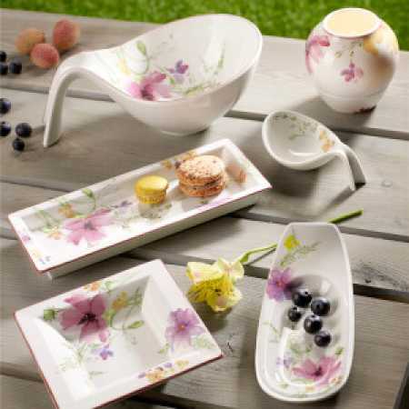 1016323846,  Villeroy & Boch, Mariefleur Gifts, Schale rechteckig, 23,6 x 9,7cm