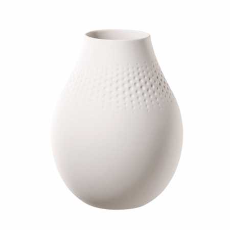 1016815513 Manufacture Collier blanc, tall pearl vase