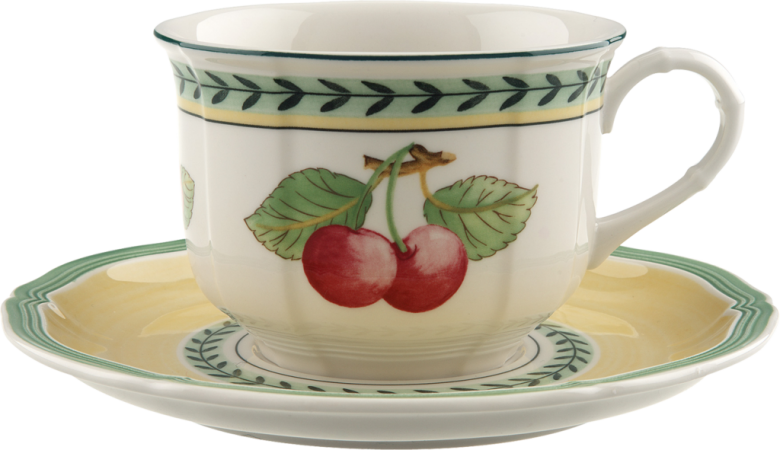 1022811230 French Garden Fleurence, breakfast cup with saucer, 2 pcs.