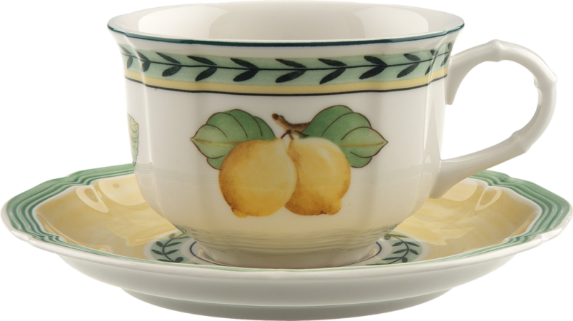 1022811260 French Garden Fleurence, Teetasse mit Untertasse, 2 tlg.