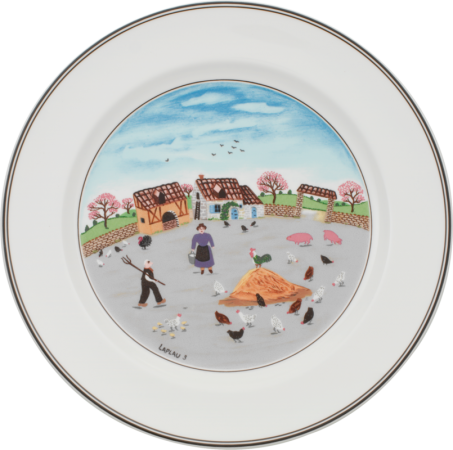 1023372624 Design Naif, dinner plate chicken farm