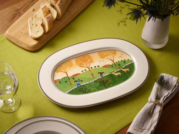 1023372910 Design Naif, oval platter