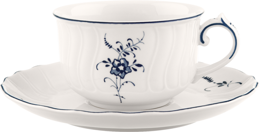 1023411260 Alt Luxemburg, teacup with saucer, 2 pcs.