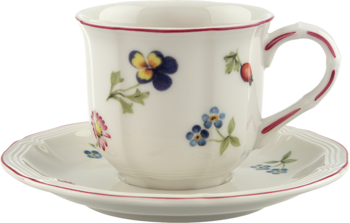 Villeroy & Boch, Petite Fleur, mocha/espresso cup, 2 pcs.