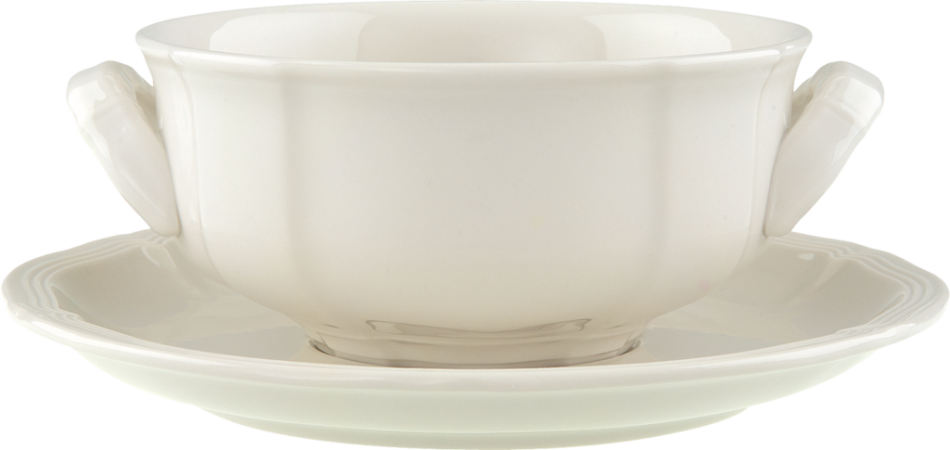 Villeroy & Boch, Manoir, Suppentasse mit Untertasse, 2tlg.