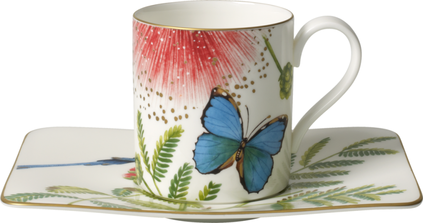 1035141290 Amazonia, Kaffeetasse mit Untertasse, 2 tlg.