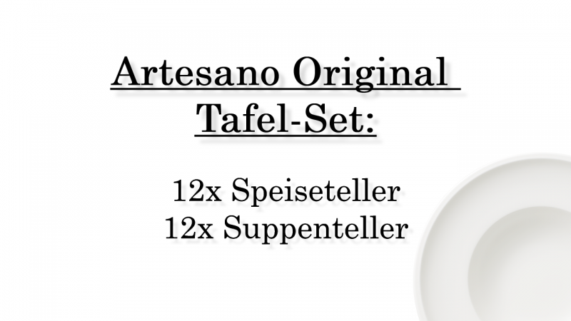 1041304003 Artesano Original, Tafel-Set, 12 Personen