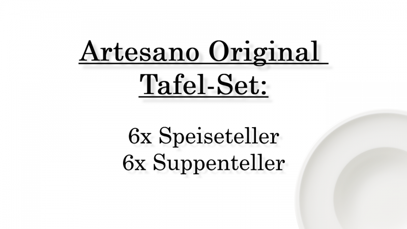 1041304004 Artesano Original, Tafel-Set, 6 Personen