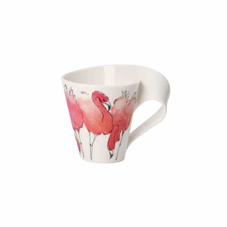 1041559100 New Wave Caffè Rosa Flamingo, mug with handle