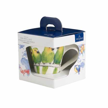 1041569100, Villeroy & Boch, New Wave Caffè Brown-cheeked Parakeet, mug with handle, 0.30l