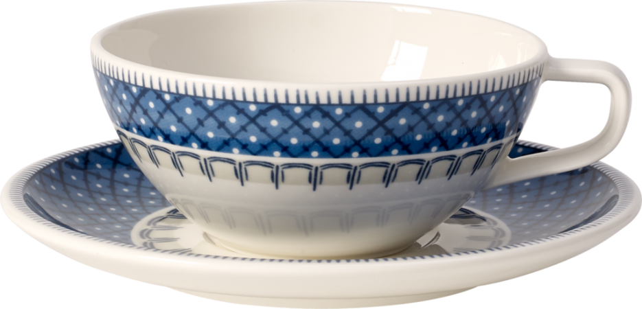 1041841260 Casale Blu, Teetasse mit Untertasse, 2 tlg.