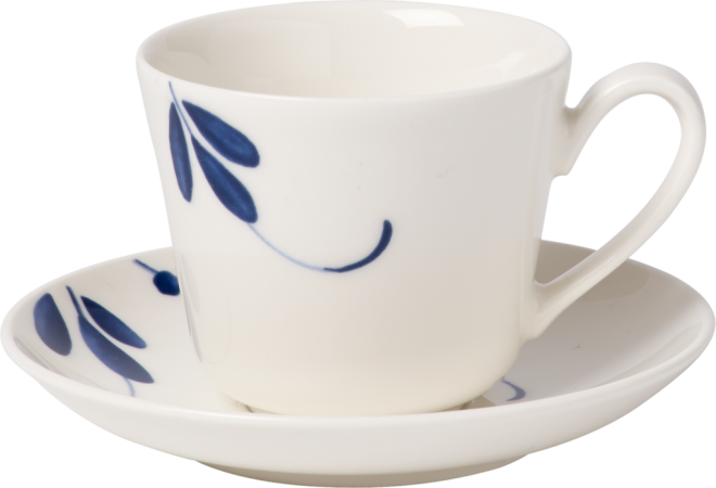 1042071410 Alt Luxemburg Brindille, mocha/espresso cup with saucer, 2 pcs.