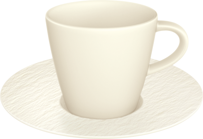 Villeroy & Boch, Manufacture Rock Blanc, Mokka-/ Espressotasse 2 tlg.