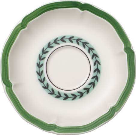 1042431430 French Garden Green Line, mocha/espresso saucer