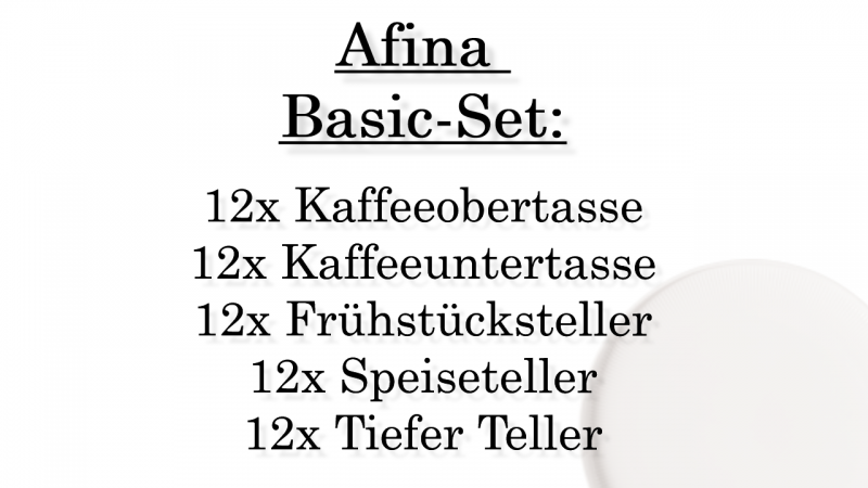 1042934001 Afina, Basic-Set, 12 Personen