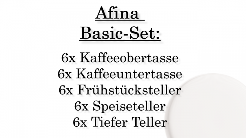 1042934002 Afina, Basic-Set, 6 Personen