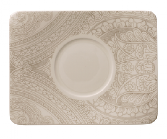 1043801430, Villeroy & Boch, Quinsai Garden, Mocha/Espresso Saucer, 14x11 cm