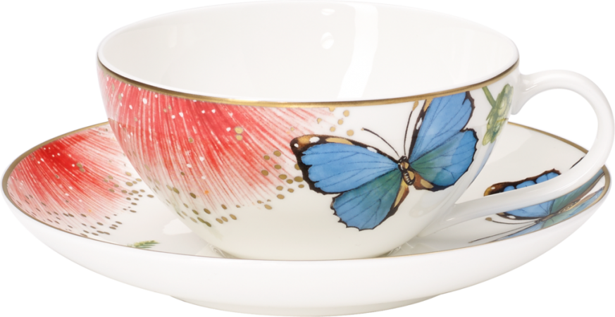 1043811260 Amazonia Anmut, teacup with saucer, 2 pcs.