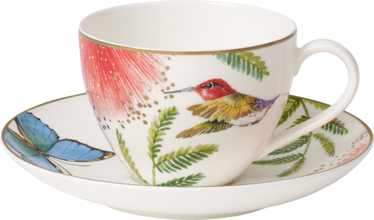 1043811290 Amazonia Anmut, Kaffeetasse mit Untertasse, 2 tlg.