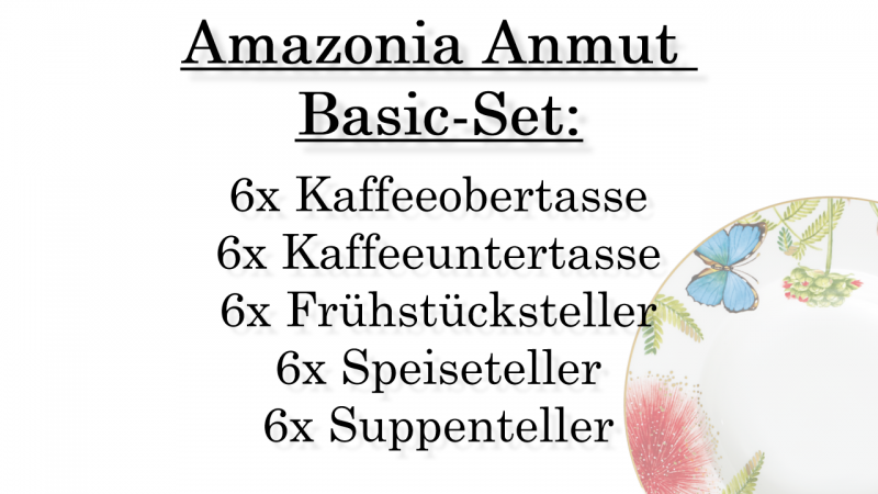 1043814002 Amazonia Anmut, Basic-Set, 6 Personen