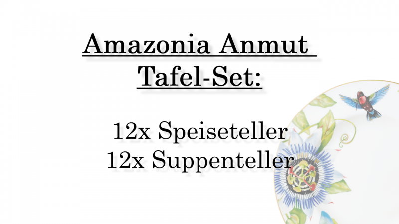 1043814003 Amazonia Anmut, Tafel-Set