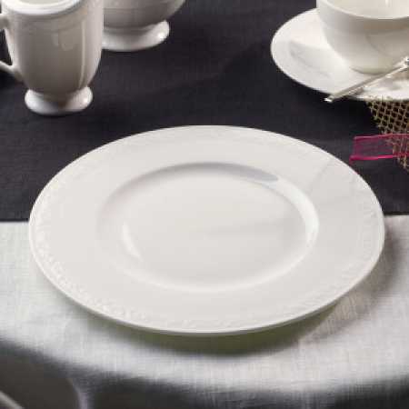 1043892650,Villeroy & Boch, White Pearl, Breakfast plate 22cm