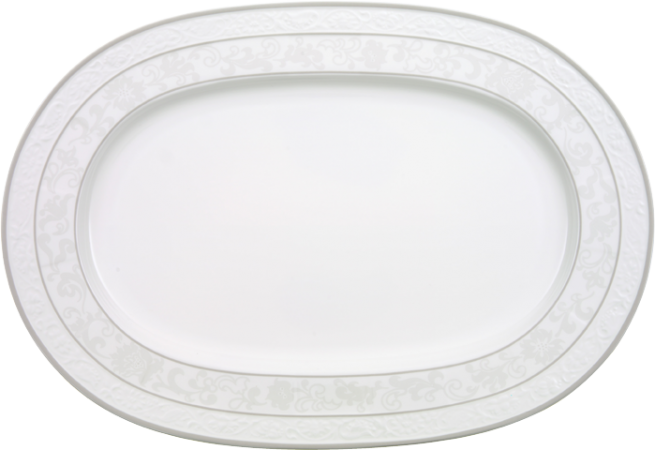 1043922940 Gray Pearl, oval platter