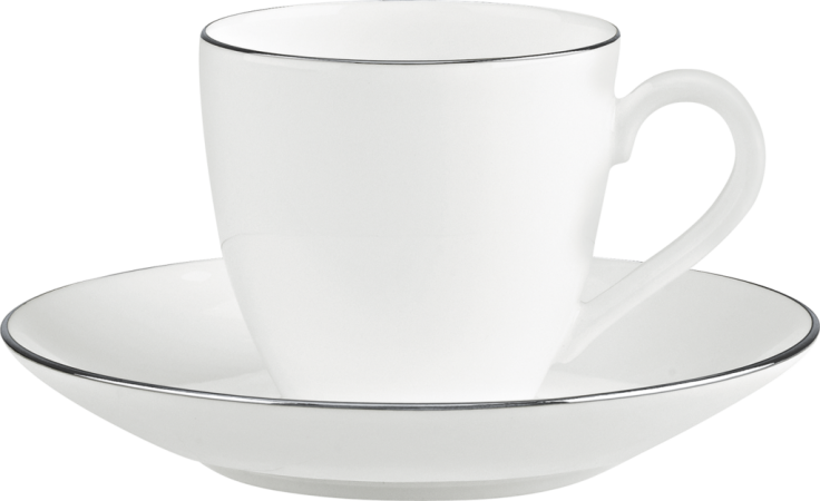 1046361410 Anmut Platinum No. 1, mocha-/espresso cup with saucer, 2 pcs.