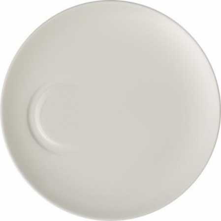 1046541430, Villeroy & Boch, Metrochic Blanc, Mocha/Espresso Saucer