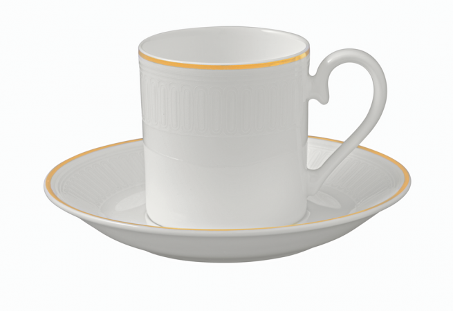 1046611410 Chateau Septfontaines, mocha/espresso cup with saucer, 2 pcs.