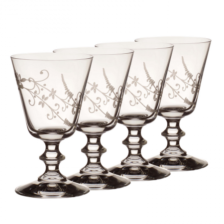 1137678110 Alt Luxemburg, set of 4, red wine glasses