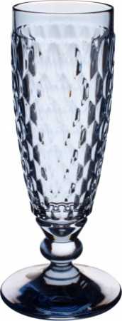 Villeroy & Boch, Boston coloured, Champagne glass blue, 163mm, 0,15l