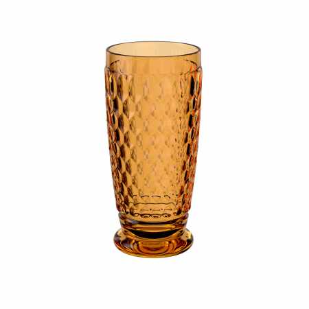 1173320110 Boston coloured Saffron long drink glass 300 ml