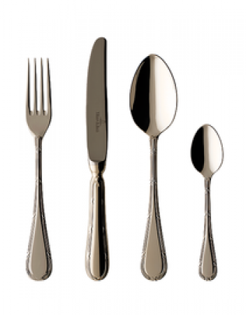 1259229030, Villeroy & Boch, Kreuzband Septfontaines 120g silverplated, cutlery set 24 pcs.